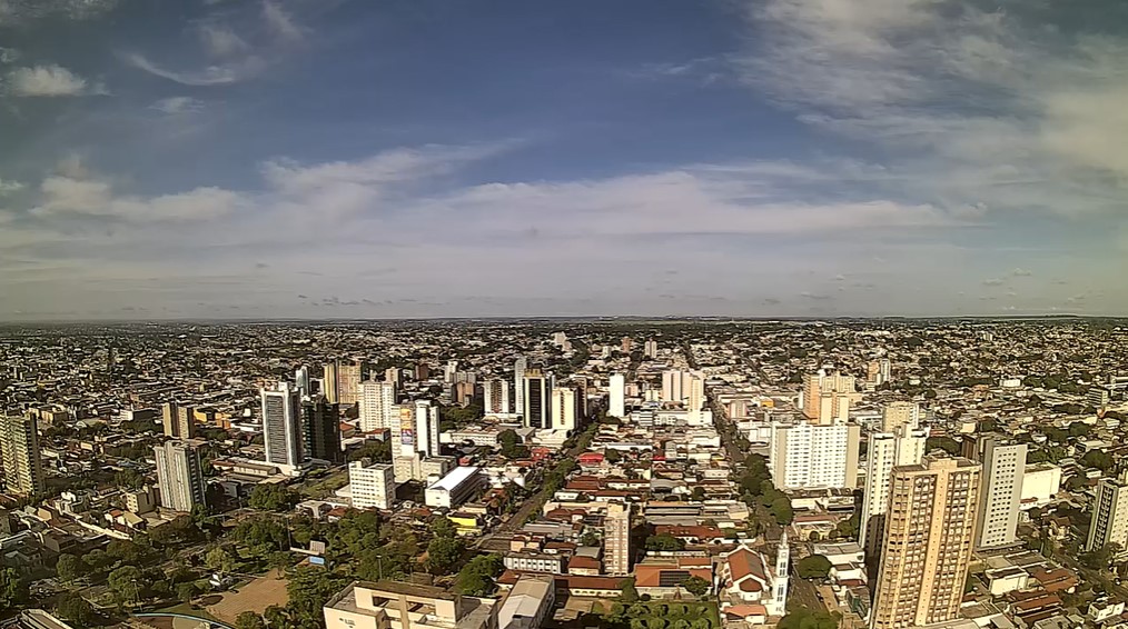 Campo Grande nesta manhã de quinta-feira