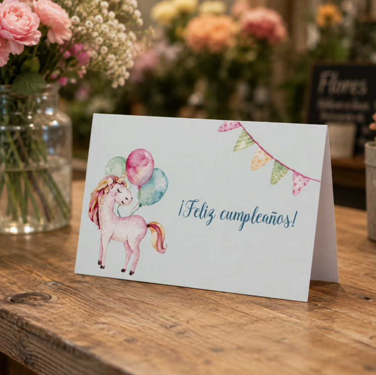 Tarjeta Felicitación Cumpleaños