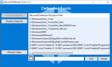 Defender Tools 1.11