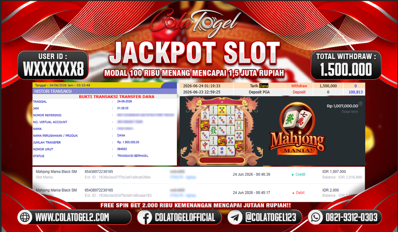 JACKPOT SLOT GACOR!!