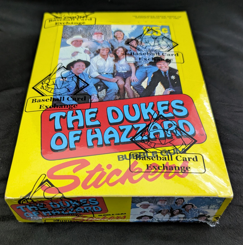 1981DonrussDukesHazzardwaxbox