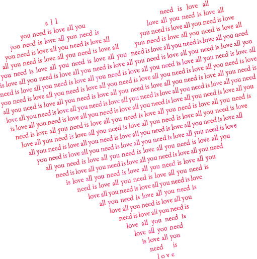 WordArt_Heart_NeedLove1