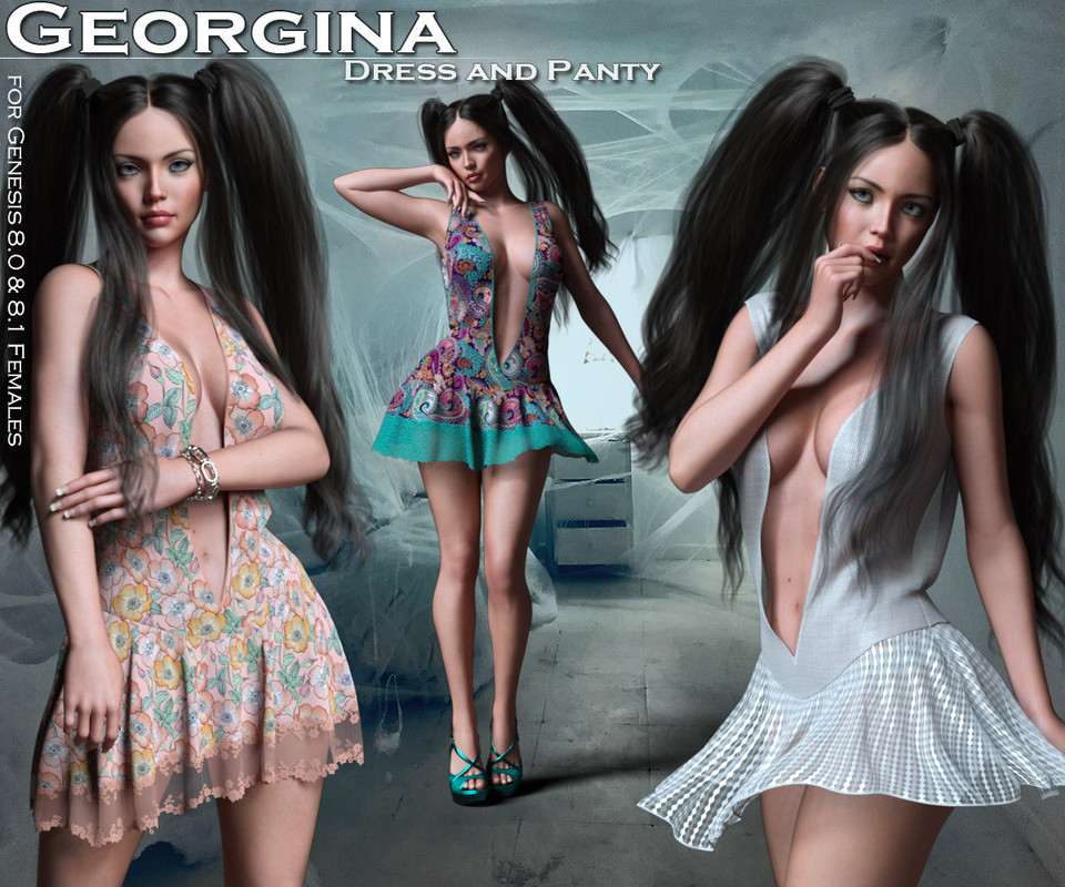 Georgina Dress & Panty for G8 and G8.1 Females