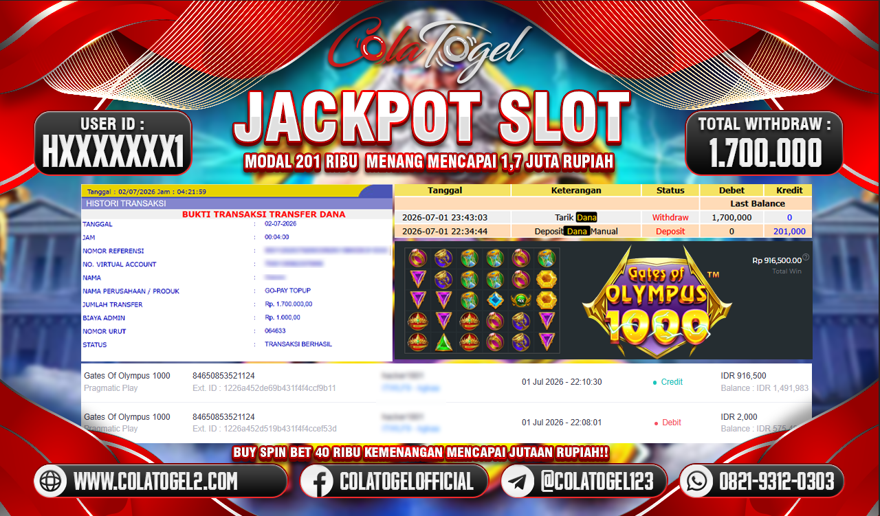 JACKPOT SLOT GACOR!!