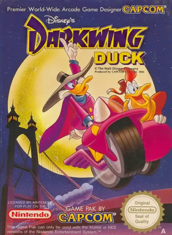 cover NES Darkwing Duck 1992