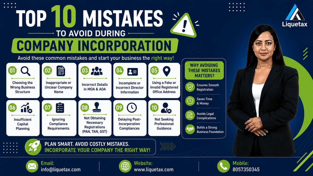 Top 10 Mistakes to Avoid During Company Incorporation