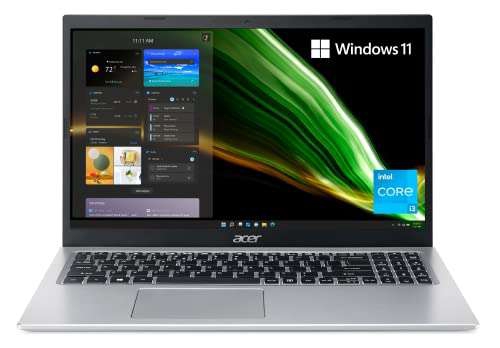 Amazon: Laptop Acer Aspire / i3 11a gen / RAM 4GB / SSD 128GB / FHD 15.6 / Teclado retroiluminado / Windows 11