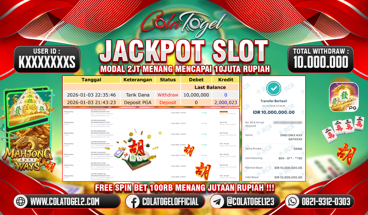 JACKPOT SLOT GACOR!!