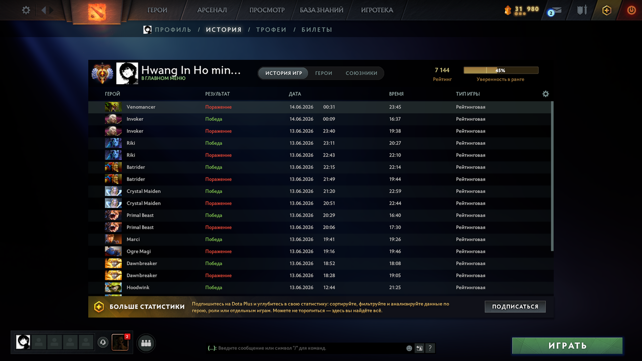 Dota 2 Account  MMR