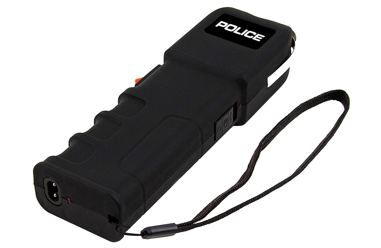 POLICE 928 180BV Heavy Duty Stun Gun LED Flashlight Rechargeable