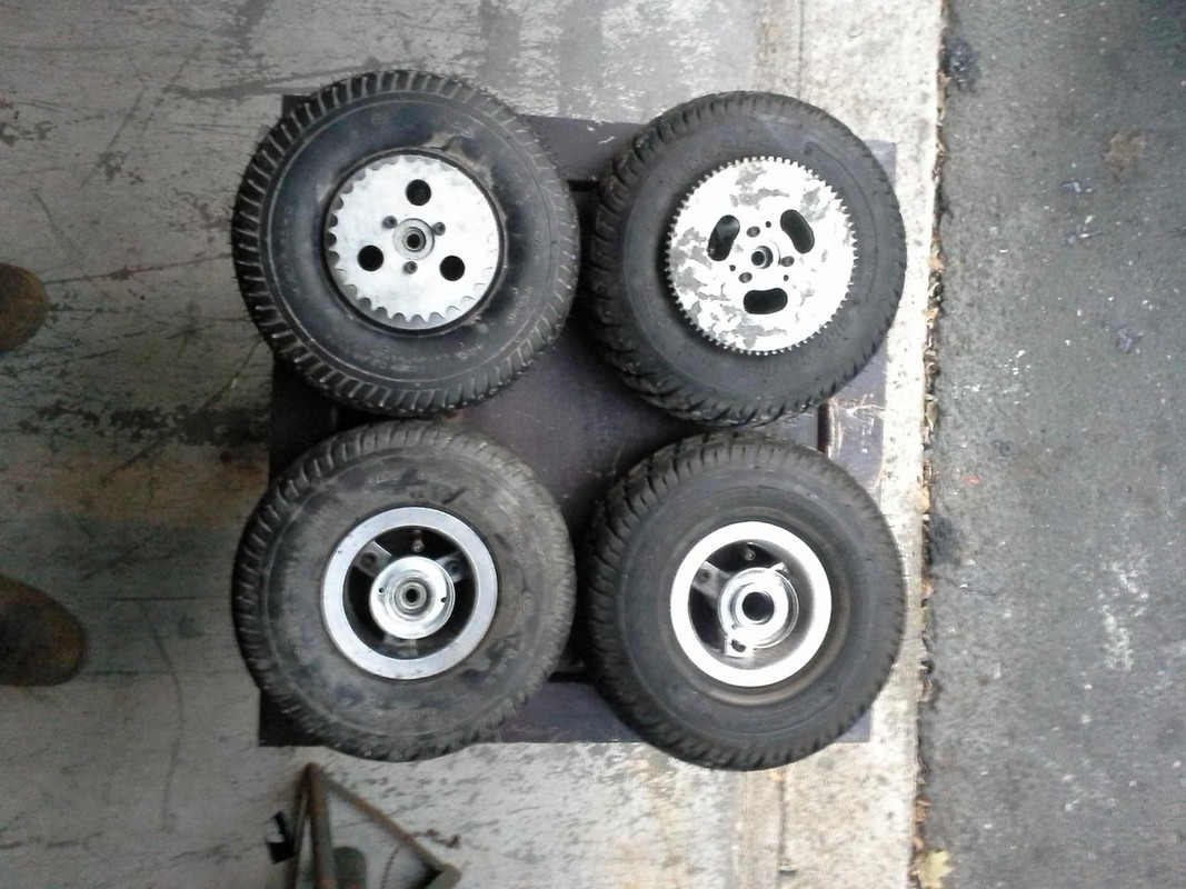 Double rear wheel assembly Pocket Bike Forum Mini Bikes