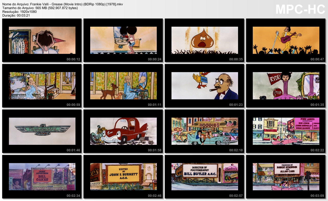 Frankie Valli - Grease (Movie Version Grease) (Movie Intro) (BDRip 1080p) [1978]