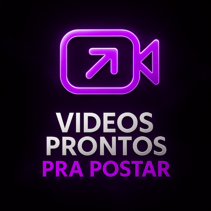 Pastas com vídeos prontos para postar