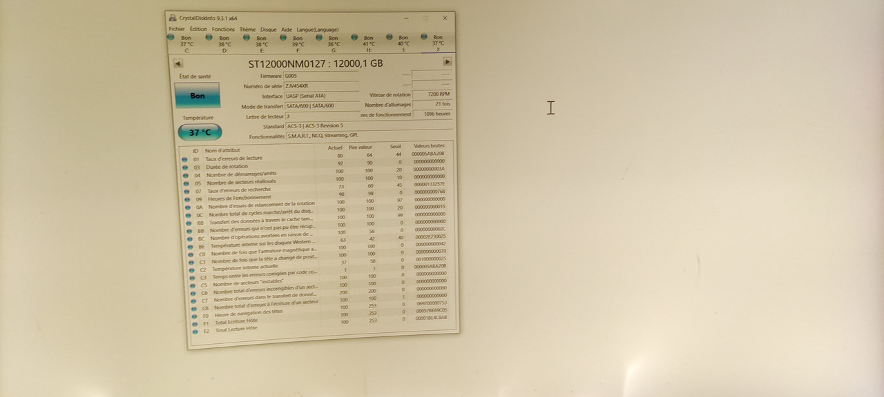 seagate 12tb garantie J