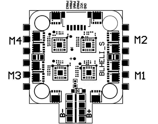 Studyset BS-30A Pro 2-4S 30A Dshot600 BLHELI