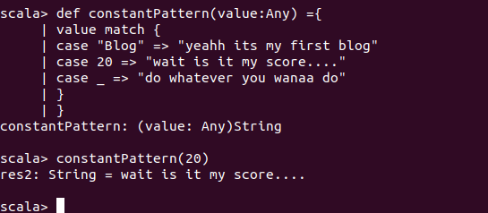 Constant Pattern Code