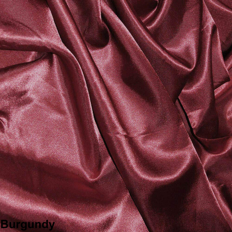 Satin Fabric Sewing Crafting Costume Clothing Dress Making Art &Craft Decorative - Picture 11 of 46