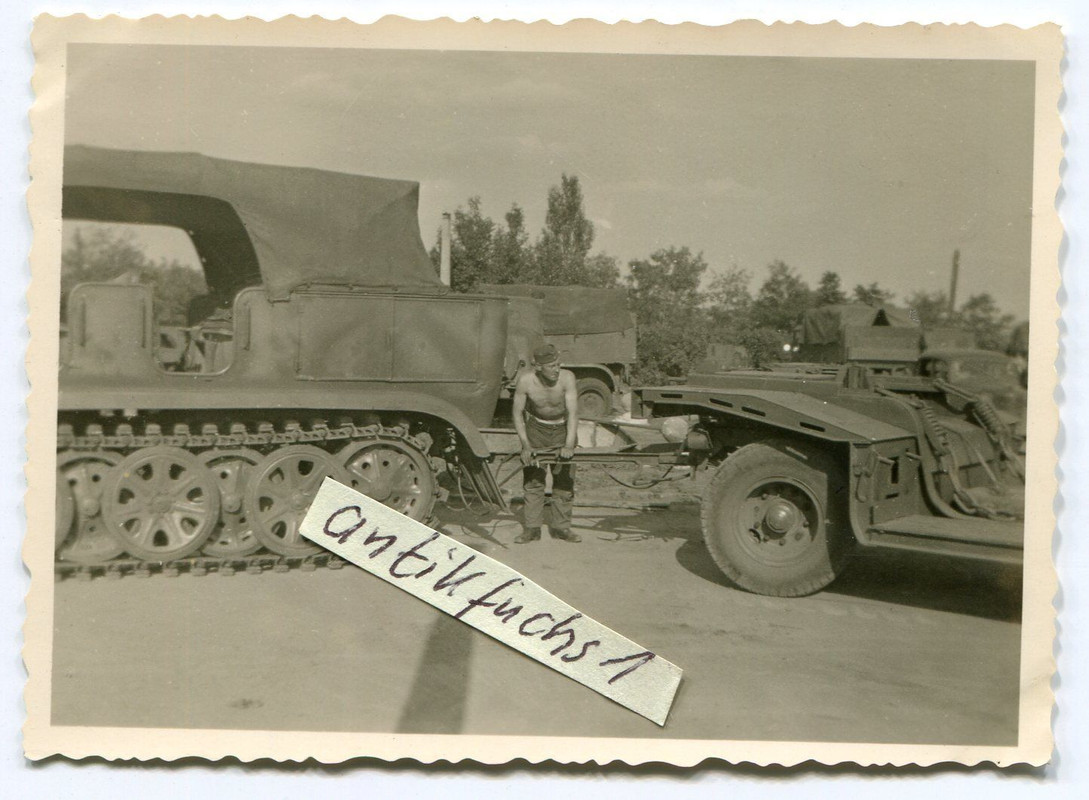 schwere WH-Halbkette mit Tieflade-Anhänger