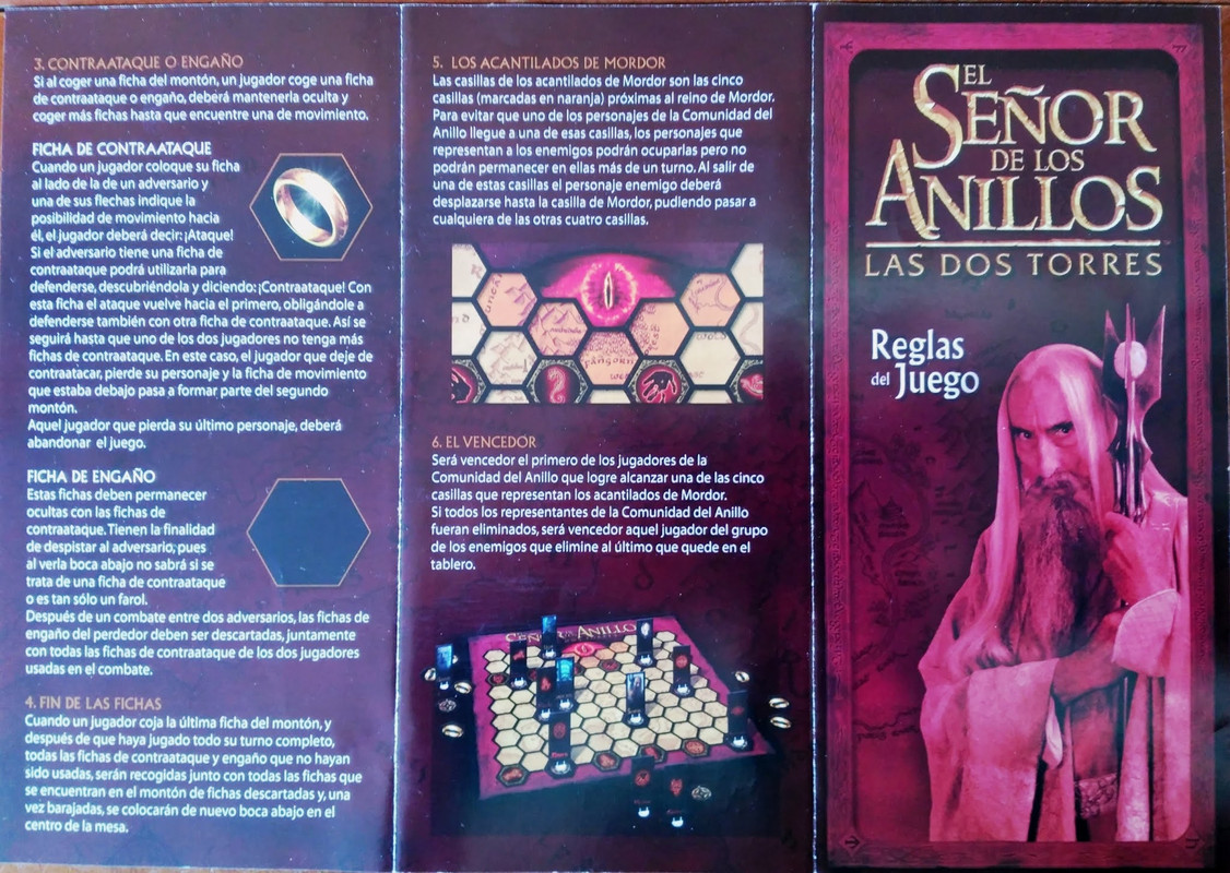 Trilogia Señor Anillos dos torres manual 1