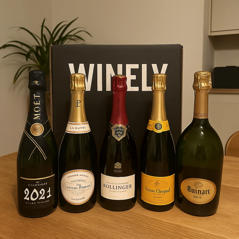 Elegant wine display