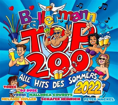 VA - Ballermann Top 200 - Alle Hits des Sommers (3CD, 2022)