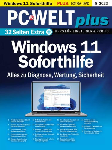 Cover: Pc Welt plus Magazin August No 08 2022 Cover: Pc Welt plus Magazin August No 08 2022