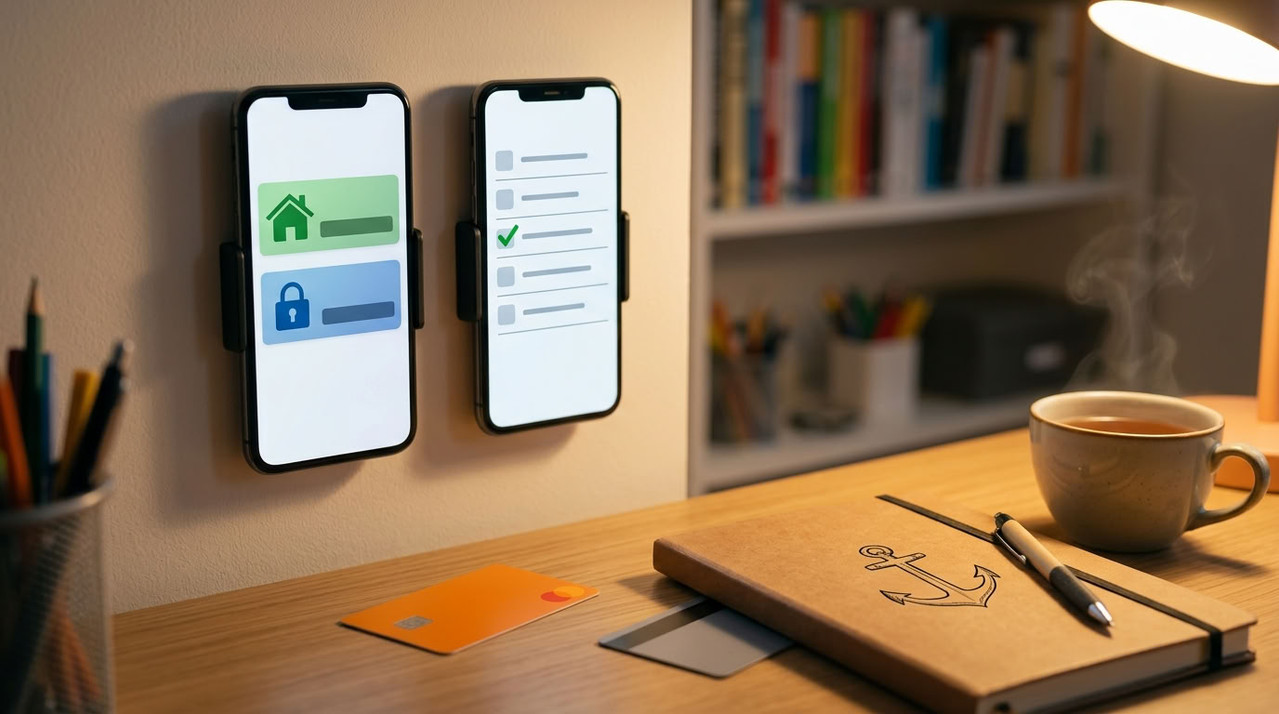 Разделение счетов на повседневные расходы и финансовую подушку