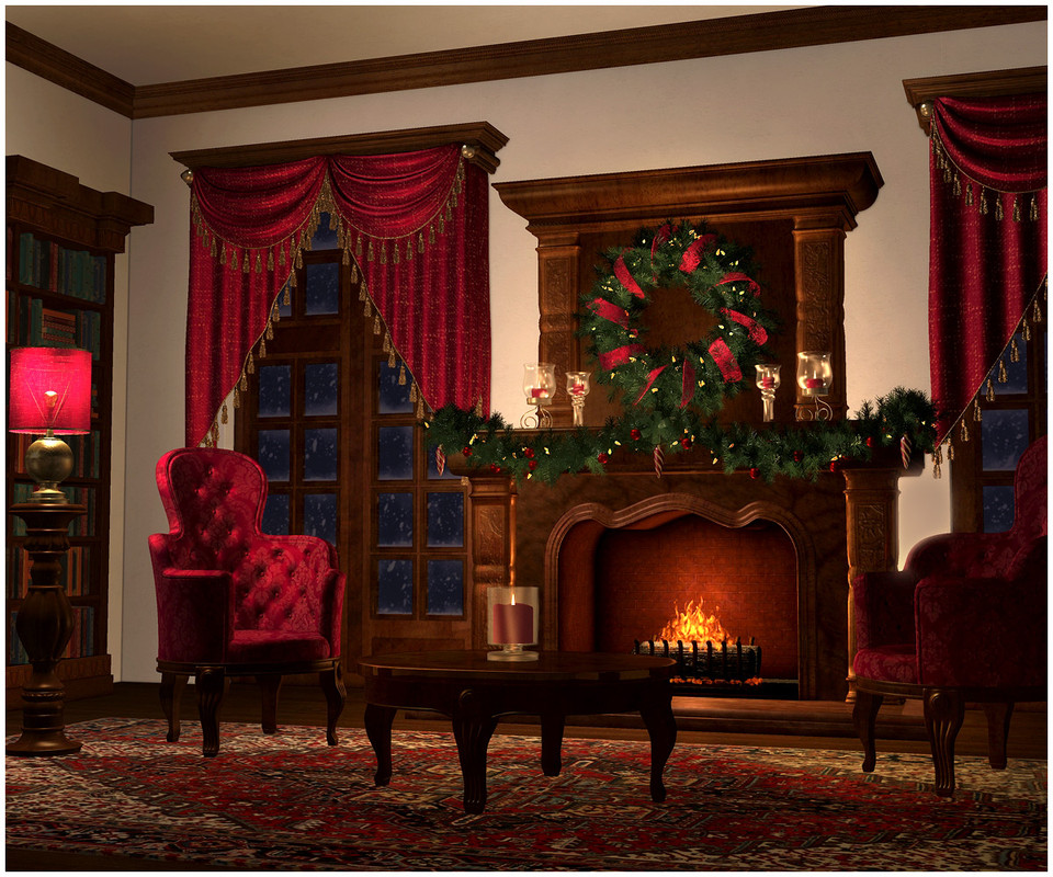 Christmas Carol Scene Christmas Carol Scene