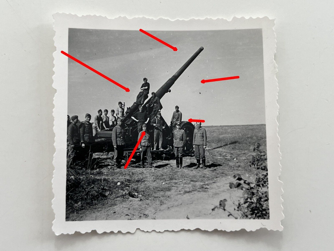 Foto Russland, 21cm Mörser 18 der 78. ID, schweres Artillerie Geschütz Nr. 2
