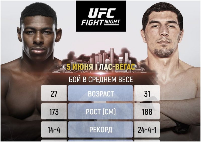 Хоакин Бъкли срещу Абусупиян Магомедов на UFC Fight Night 211