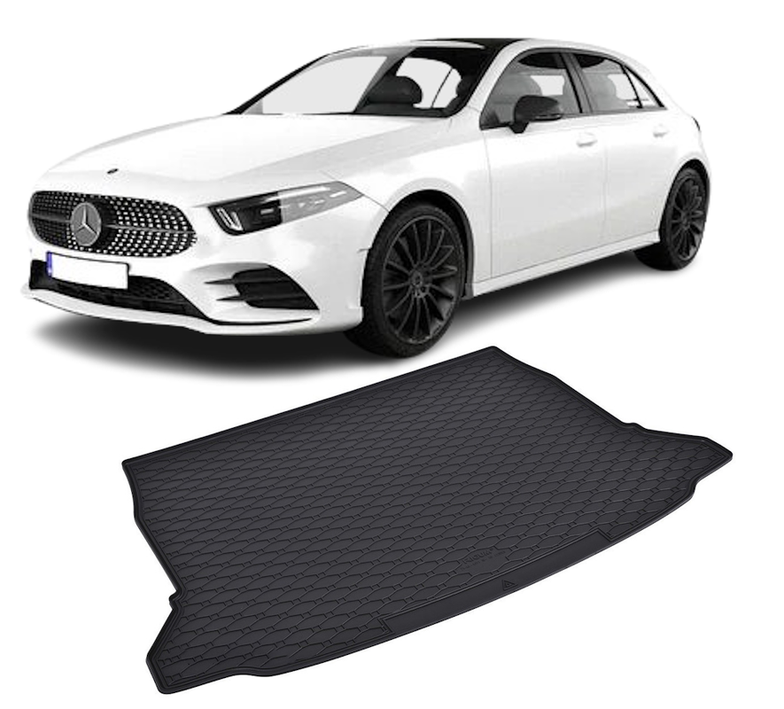 Tavita auto MERCEDES A-Klasse Hatchback 2019-prezent, protectie portbagaj, Cri-Flo, din cauciuc 100%, compatibil cu autoturismul MERCEDES A-Klasse Hatchback