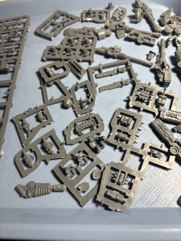 Dreadnoughts Bits Sprues Partial Builds 11