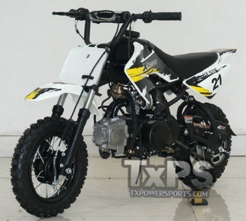 The RPS XMoto 90cc HX90S Dirt Bike with Semi-Automatic Transmission