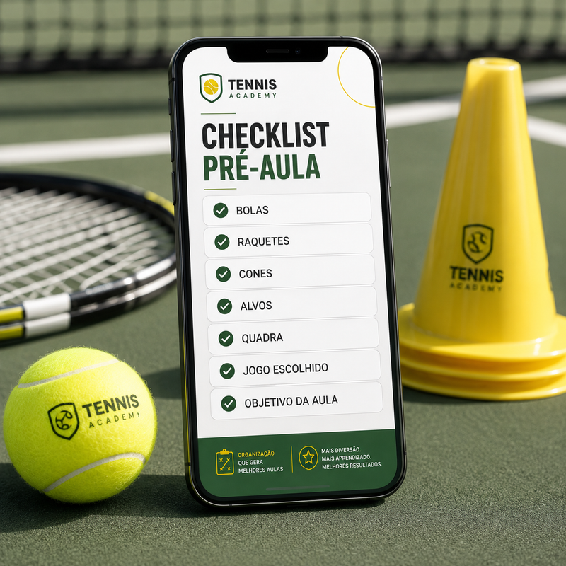 Mockup Bônus 3 - Checklist Pré-Aula