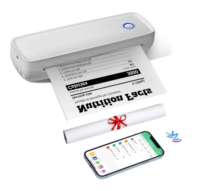 Impresora portátil térmica A4.