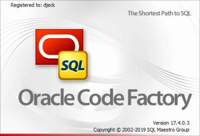 SQLMaestro Oracle Code Factory 17.4.0.3 Multilingual