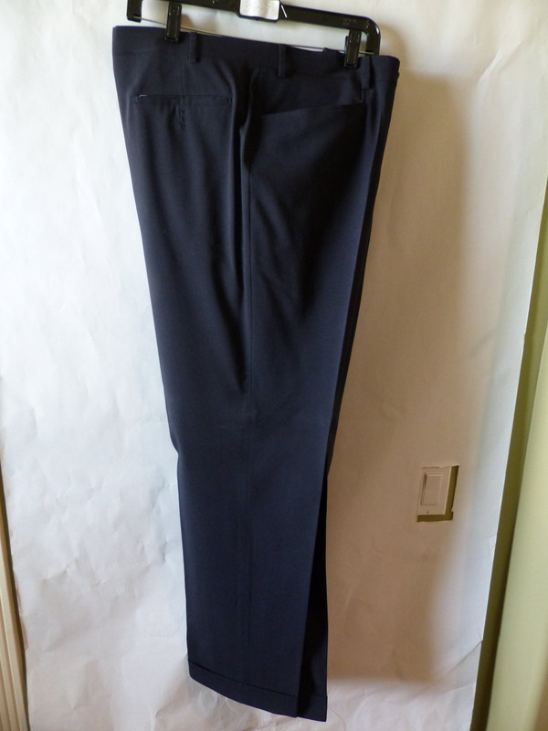 PAL ZILERI MENS SUIT PANTS IN BLACK US MENS SIZE 48 ITALIAN 58