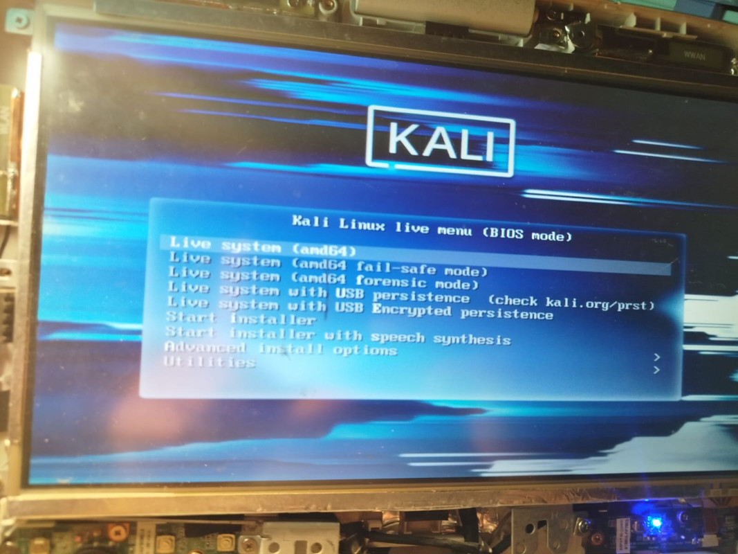 Kali Linux Live Boot Device