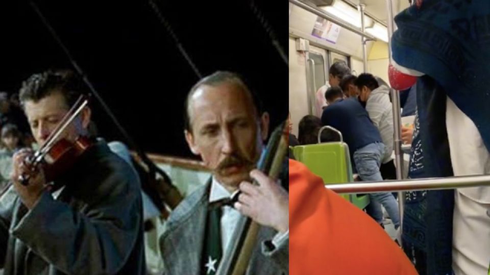 De no creer: Altercado en el Metro de la CDMX es comparado con escena de 'Titanic' por esta razón