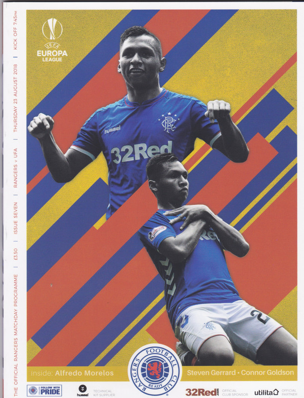 Rangers V Ufa 23:8:2018