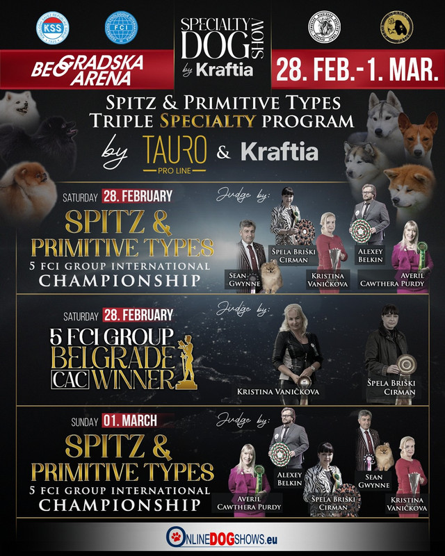 Spitz Primitive Types 5 FCI Club Championship 2026