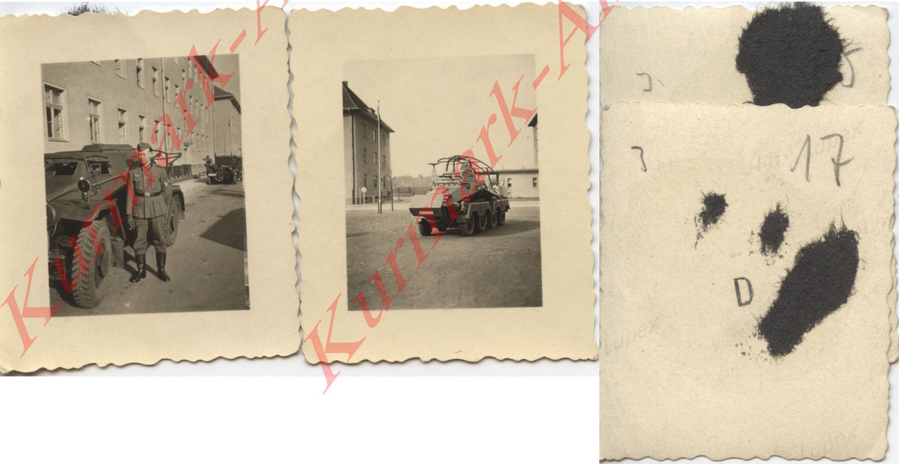 Fotos Wehrmacht Panzer Spähwagen 8 Rad Funker Ka