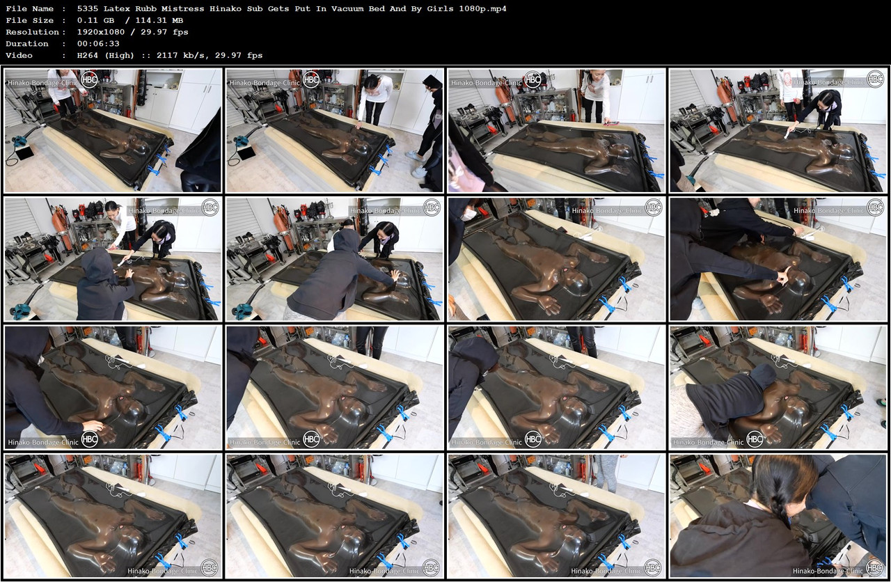 5335 Latex Rubb Mistress Hinako Sub Gets Put In Vacuum Bed And By Girls 1080p mp4