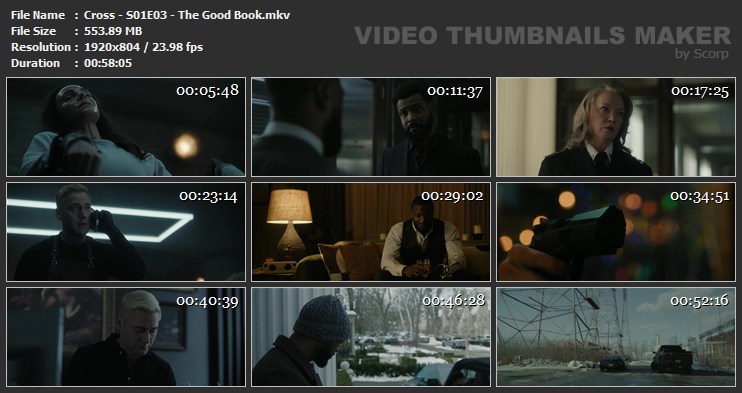 Cross - S01E03 - The Good Book.mkv