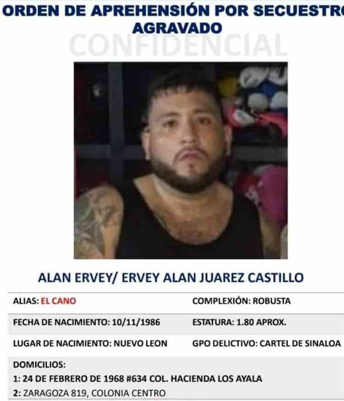 Detienen a “El Cano”, líder del Cártel de Sinaloa en Nuevo León