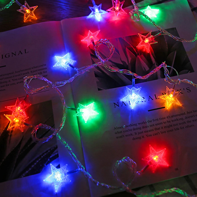 Star Fairy Lights Bedroom Decor
