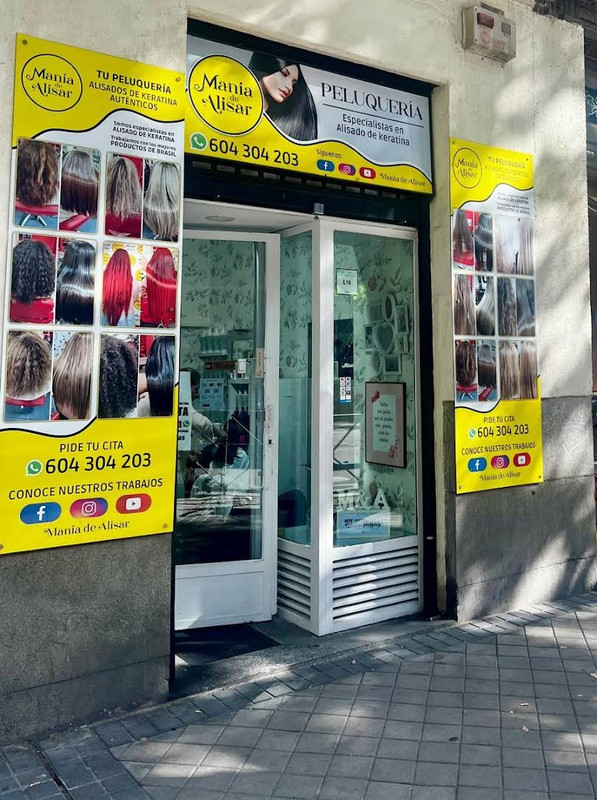 Equipo de especialistas en alisado de keratina en peluquería Retiro Madrid – Manía de Alisar