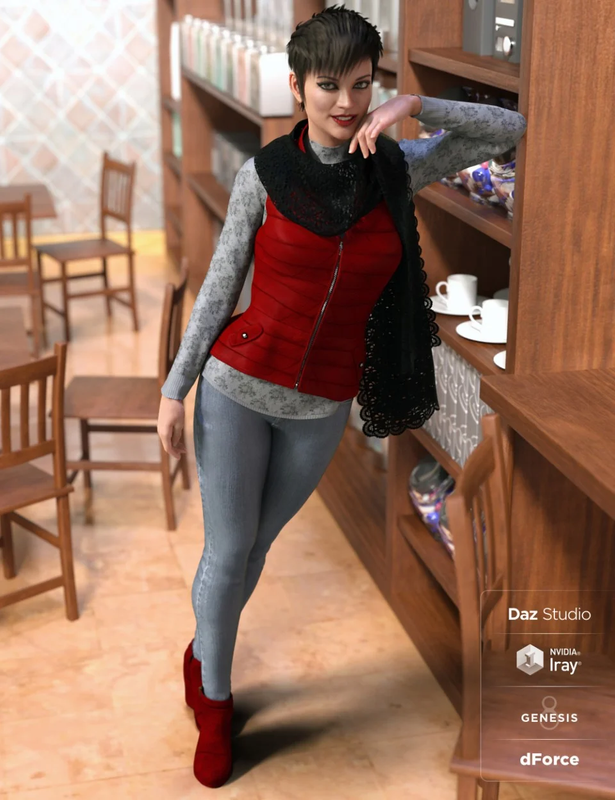 dforce latte mornings outfit for genesis 8 females 01 daz3d 1