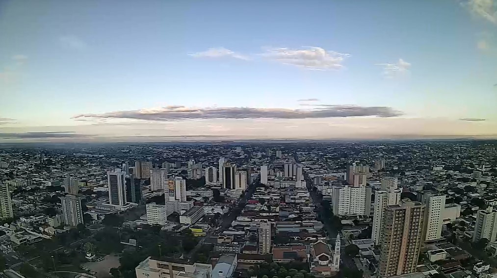 Campo Grande nesta manhã de quarta-feira