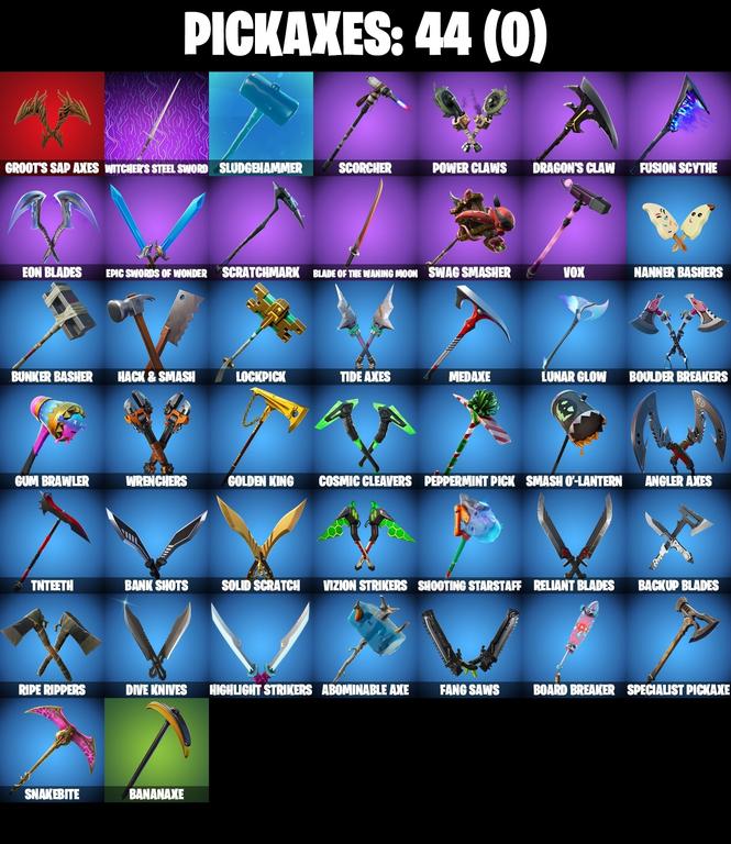pickaxes comp